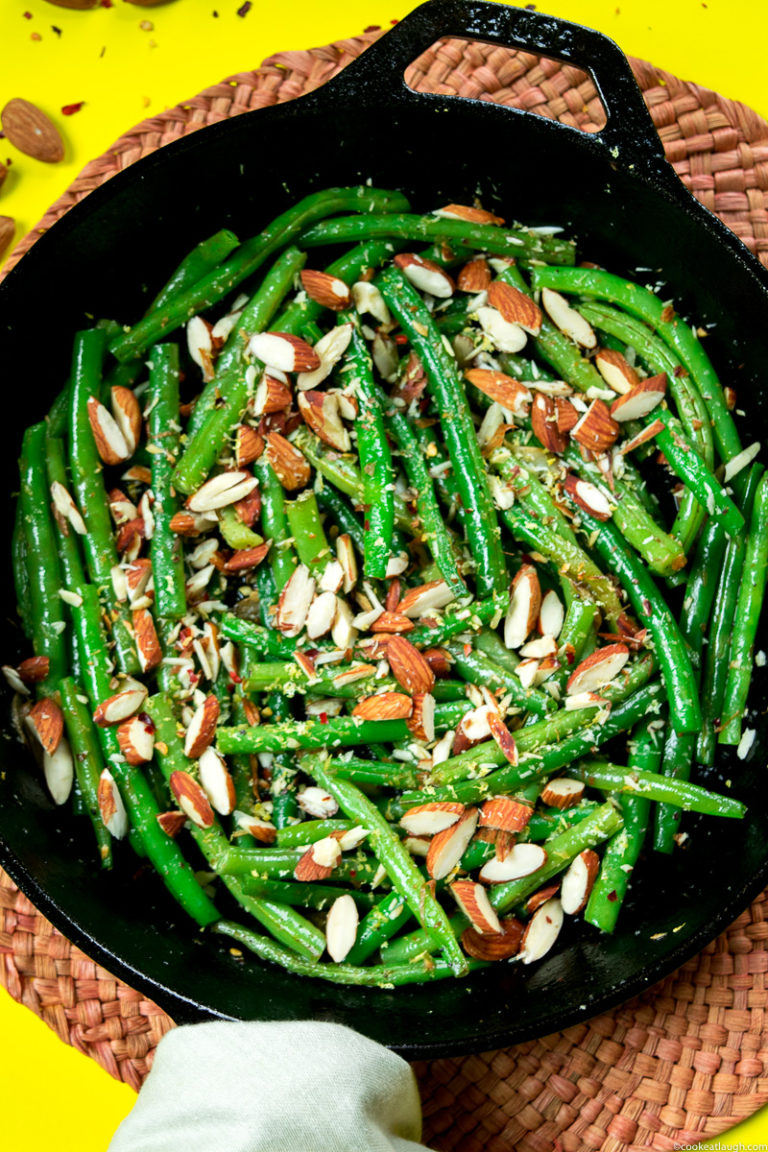 Sautéed Green Beans With Toasted Almonds · Cook Eat Laugh