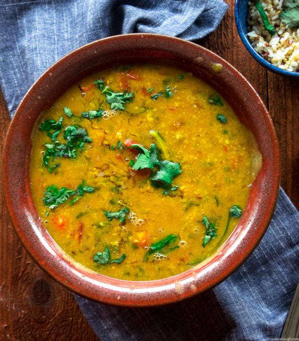 Sindhi Khatti Dal (sour lentil stew) · Cook Eat Laugh