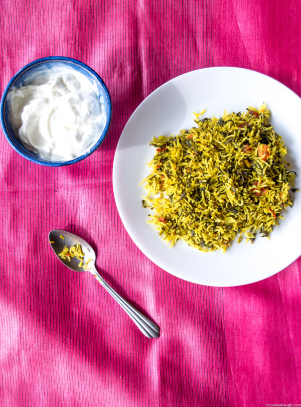 Fenugreek Rice Pilaf Methi Chawal · Cook Eat Laugh