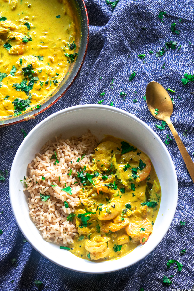 30-minute coconut shrimp curry -10